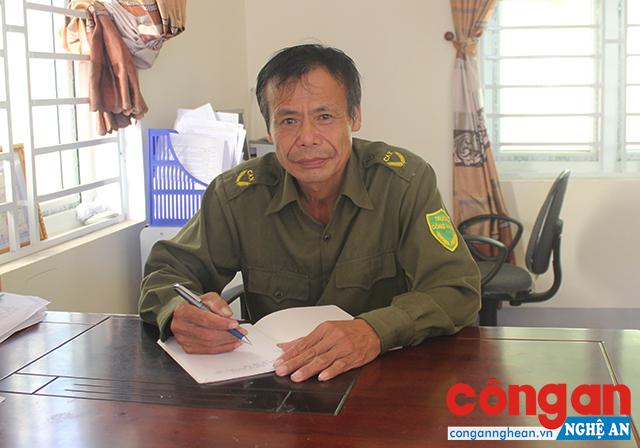Ông Nguyễn Đình Bình, Trưởng Công an thị trấn Quán Hành luôn hoàn thành xuất sắc nhiệm vụ
