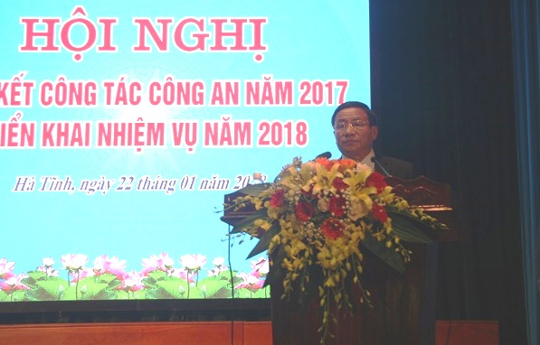 Đồng chí Lê Đình Sơn, Bí thư Tỉnh ủy phát biểu chỉ đạo hội nghị