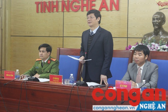 Phó Chủ tịch Thường trực UBND tỉnh Lê Xuân Đại phát biểu kết luận tại hội nghị
