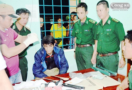 Lâm Quang Trung bị bắt giữ khi đưa ma túy đá vượt “biên”