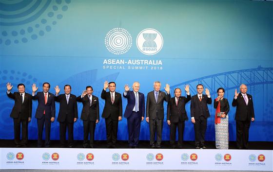Trưởng đoàn các nước dự Hội nghị Cấp cao đặc biệt ASEAN-Australia.