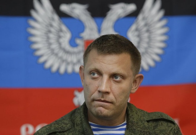 Alexander Zakharchenko, người đứng đầu Cộng hòa Nhân dân Donetsk tự xưng (DPR). Ảnh: AP