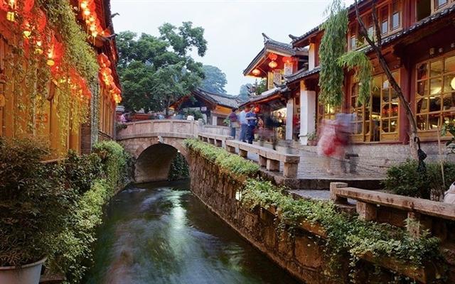 Thành phố cổ 1.000 năm tuổi Lijiang, Trung Quốc - nơi được UNESCO công nhận là Di sản Thế giới.