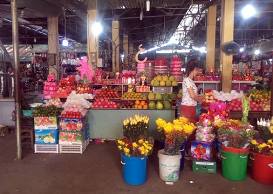Một góc chợ Ma Lâm.