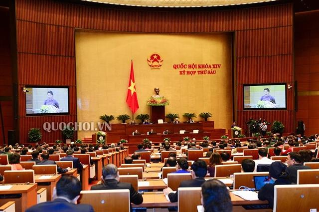 Chủ tịch Quốc hội Nguyễn Thị Kim Ngân phát biểu khai mạc kỳ họp thứ 6, Quốc hội khóa XIV