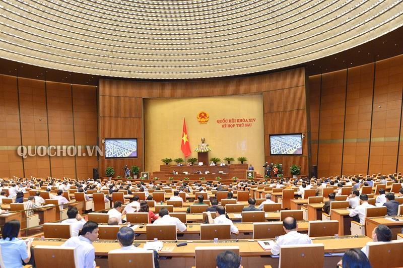 Quốc hội nghe Bộ trưởng Tô Lâm trình bày Tờ trình về dự án Luật Thi hành án hình sự (sửa đổi).