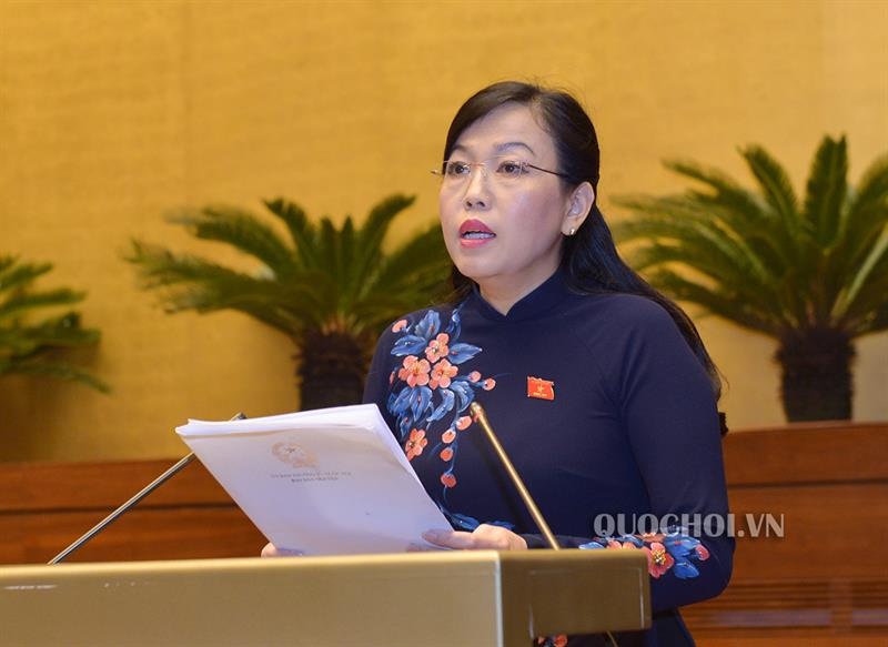 Trưởng Ban Dân nguyện Nguyễn Thanh Hải trình bày Báo cáo