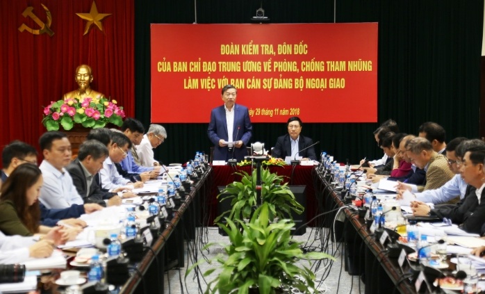 Bộ trưởng Tô Lâm phát biểu kết luận tại buổi kiểm tra.