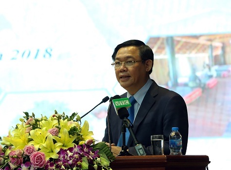 Phó Thủ tướng Vương Đình Huệ phát biểu tại hội thảo. Ảnh: VGP/Thành Chung