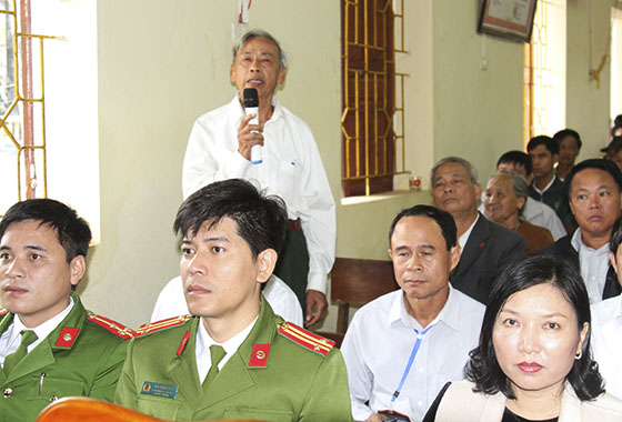 Ý kiến của cử tri tại xã Thuận Sơn