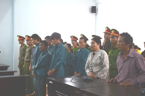 Xét xử các bị cáo trong vụ gây rối tại Bình Thuận.