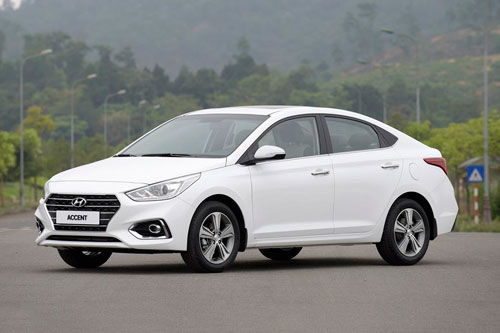 9. Hyundai Accent (giá từ 420 triệu đồng).