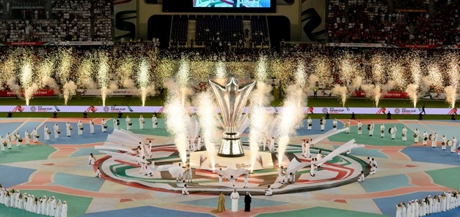 Lễ khai mạc hoành tráng được nước chủ nhà UAE chuẩn bị khá công phu. Ảnh: AFC.