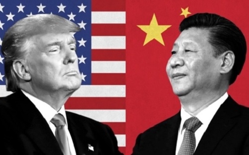 Chủ tịch Trung Quốc Tập Cận Bình (bìa phải) và Tổng thống Mỹ Donald Trump. Ảnh: Getty.