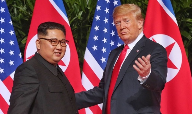 Tổng thống Hoa Kỳ Donald Trump và nhà lãnh đạo Triều Tiên Kim Jong-un. Ảnh: Reuters