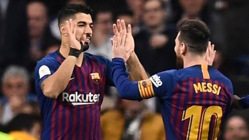 Barca tận dụng rất tốt cơ hội ở trận đấu với Real để thắng 3-0 tại bán kết lượt về Cúp nhà Vua (Ảnh: Sky Sports).