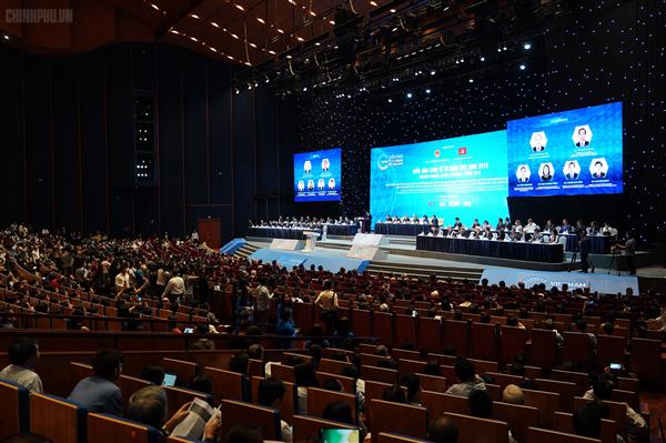 Diễn đàn Kinh tế tư nhân Việt Nam 2019 được tổ chức tại Trung tâm Hội nghị Quốc gia - Ảnh: VGP/Quang Hiếu