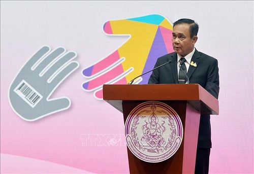 Thủ tướng tái đắc cử của Thái Lan Prayut Chan-o-cha phát biểu tại một sự kiện ở Bangkok, Thái Lan ngày 5/6/2019. (Ảnh: THX/TTXVN)