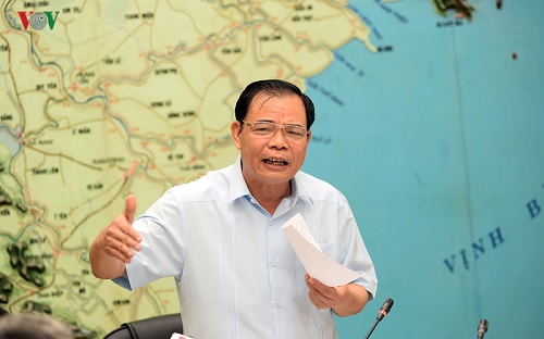 Bộ trưởng Bộ Nông nghiệp và Phát triển Nông thôn, Nguyễn Xuân Cường Phó Trưởng ban Thường trực TƯ về PCTT.