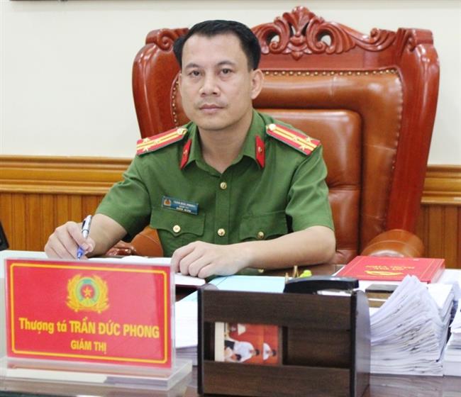 Thượng tá Trần Đức Phong - Ảnh: HM