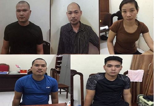 Nhóm đối tượng trong đường dây “tín dụng đen” tại Thạch Thất bị bắt giữ.
