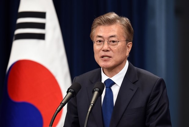 Tổng thống Hàn Quốc Moon Jae-in - Nguồn: Getty Images