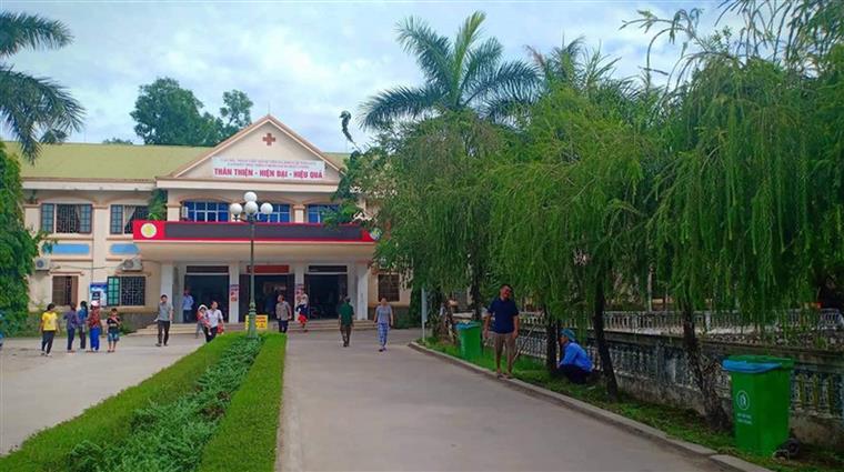 Bệnh viện Đa khoa huyện Quỳnh Lưu, nơi xảy ra vụ việc