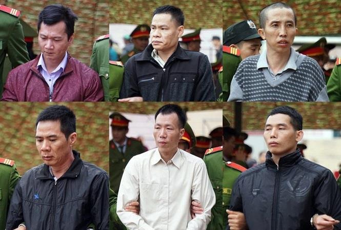 6 bị cáo bị tuyên án tử hình