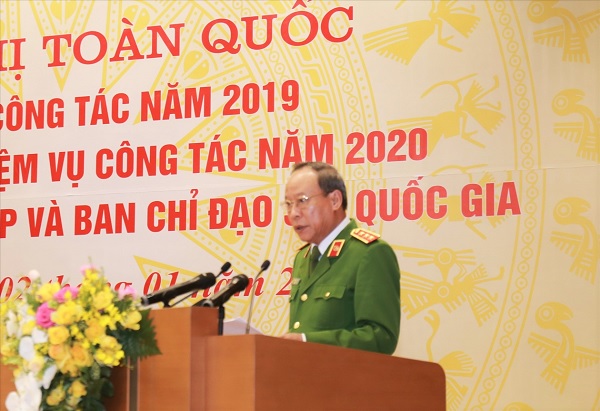 Thứ trưởng Lê Quý Vương báo cáo kết quả công tác năm 2019, phương hướng nhiệm vụ năm 2020 của Ban Chỉ đạo 138/CP.