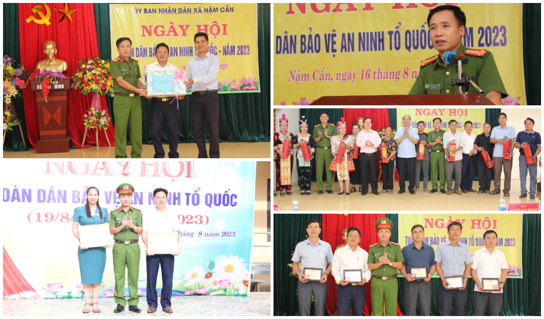 Đồng chí Đại tá Nguyễn Duy Thanh dự Ngày hội toàn dân bảo vệ an ninh Tổ quốc tại các huyện Kỳ Sơn, Tương Dương