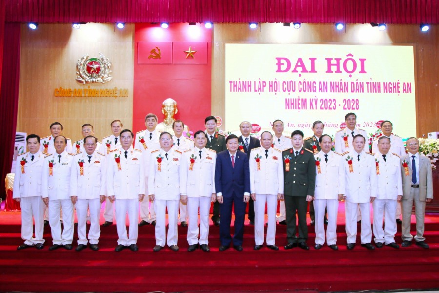 Đại hội thành lập Hội Cựu Công an nhân dân tỉnh Nghệ An, nhiệm kỳ 2023 – 2028