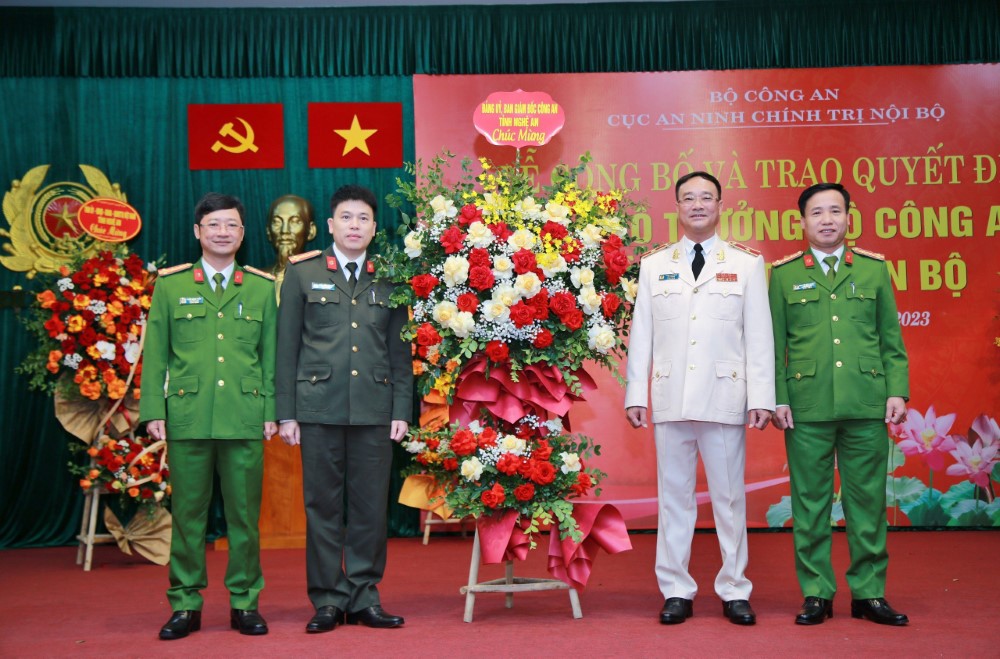 Điều động Thiếu tướng Phạm Thế Tùng giữ chức vụ Cục trưởng Cục An ninh chính trị nội bộ
