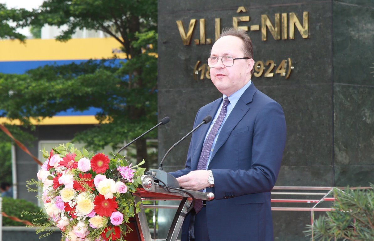Ông Bezdetko Gennady Stepanovich - Đại sứ Đặc mệnh toàn quyền Liên bang Nga tại Việt Nam phát biểu